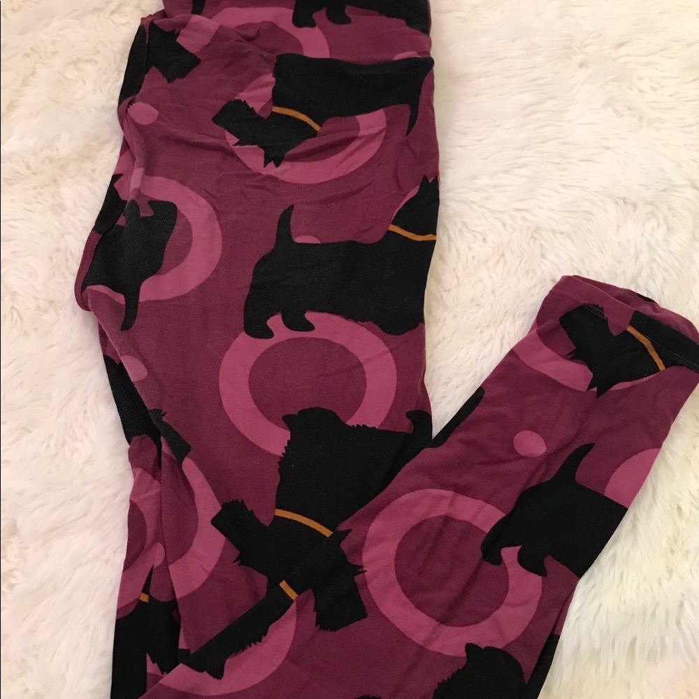 Scotty dog LulaRoe leggings